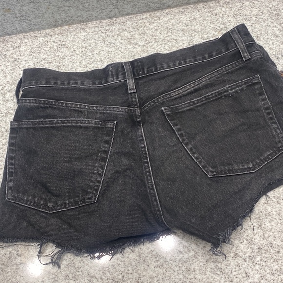 Agolde Parker Cutoff Denim Shorts - Picture 3 of 6